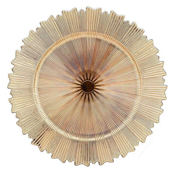 STAR GOLD ELECTROPLATED CHARGER SET/4 13