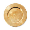 Medallion Gold Electroplated Charger Set of 4 13