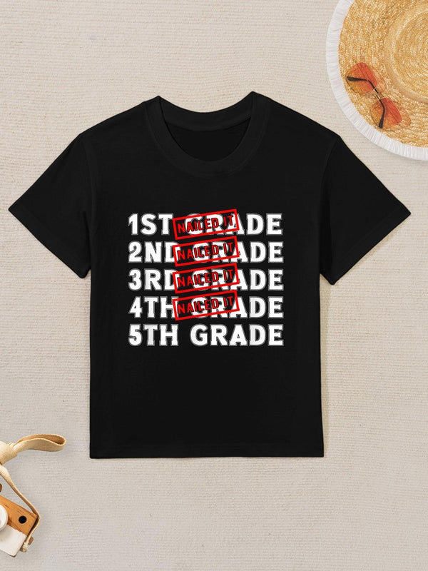 Goodbye 4th Grade Graduation Last Day School Hello 5th Grade Kids T-Shirt