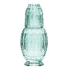 Vintage Light Green Water Carafe With Tumbler 33.08oz.