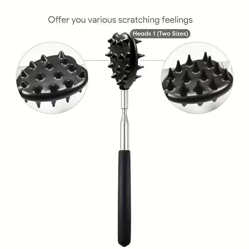Retractable Cactus Back Scratcher – Long Handle, Durable PVC