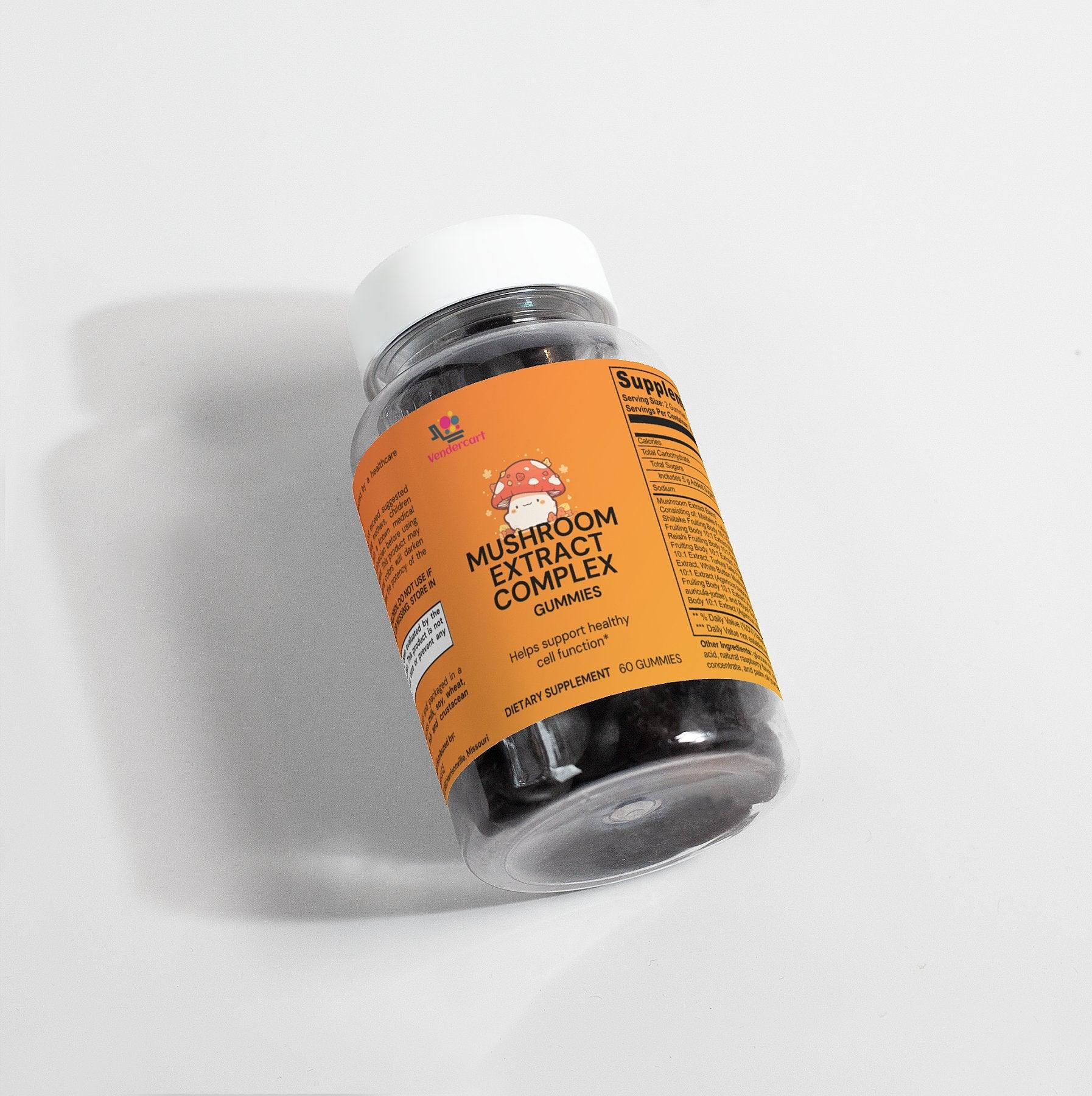 Raspberry Mushroom Gummies Extract