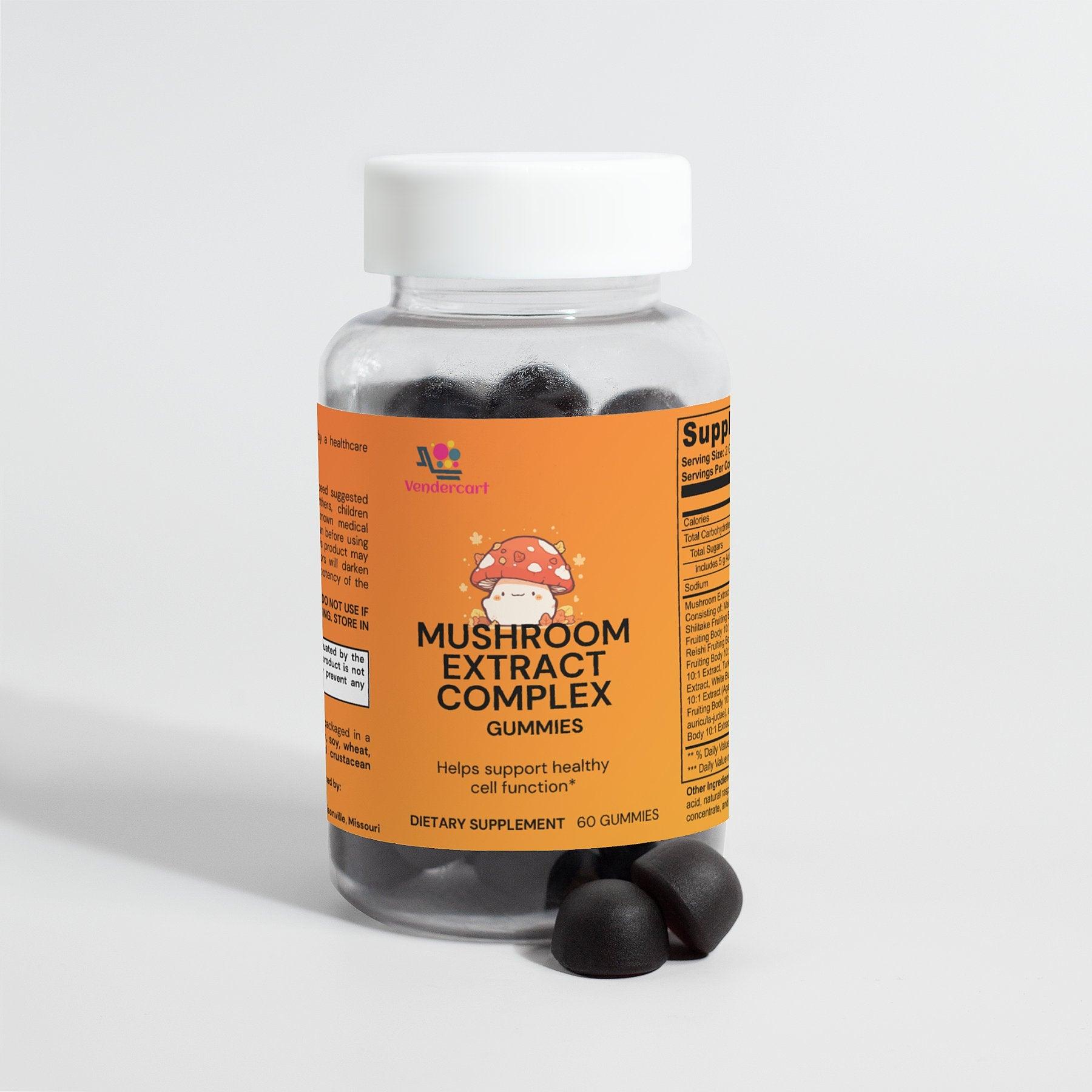 Raspberry Mushroom Gummies Extract