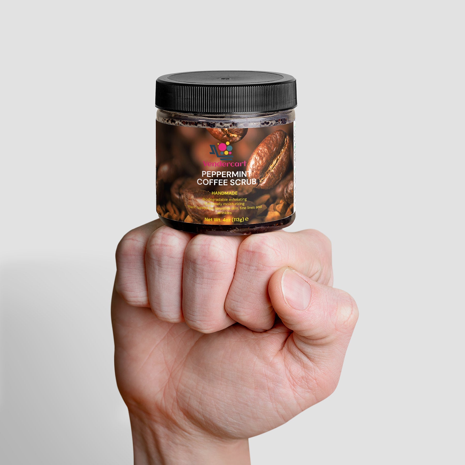 Peppermint Coffee Scrub