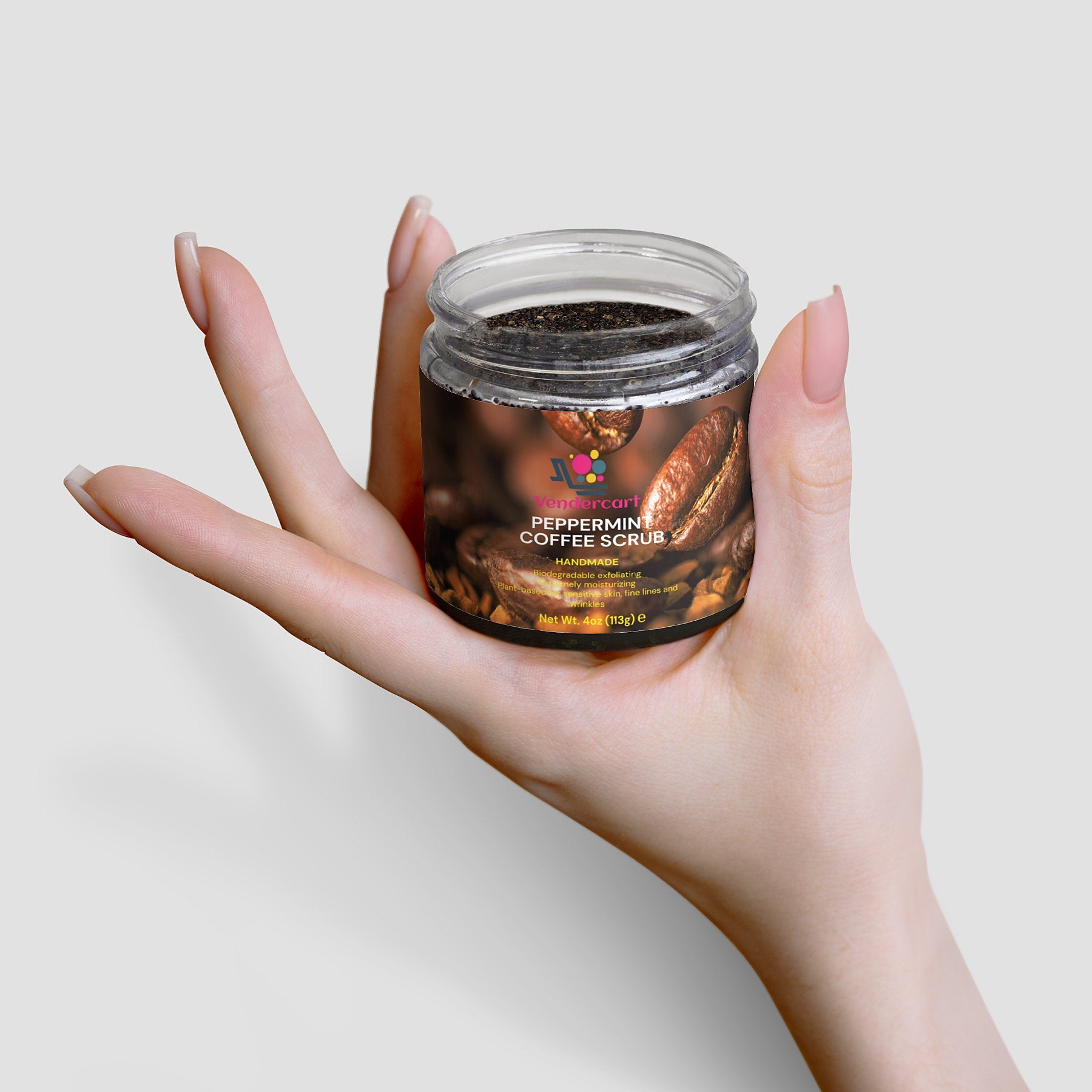 Peppermint Coffee Scrub