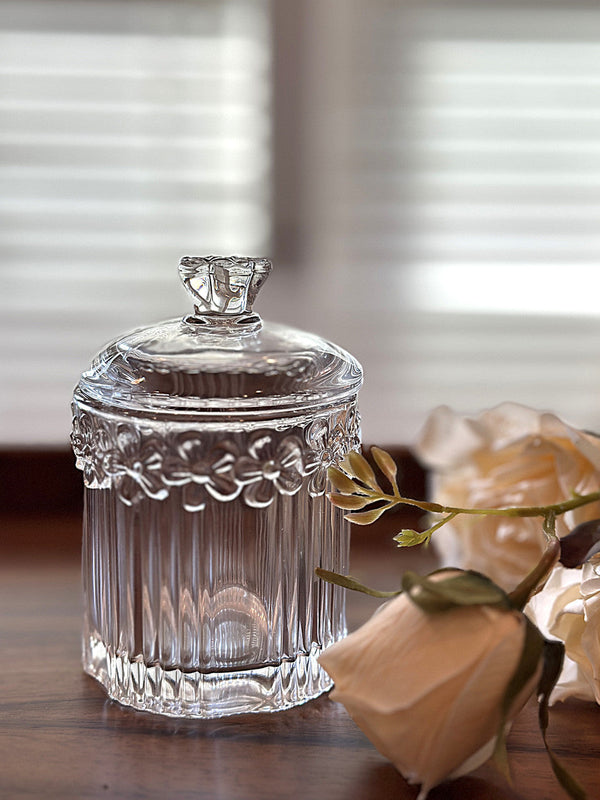 Crystal Glass Storage Jar