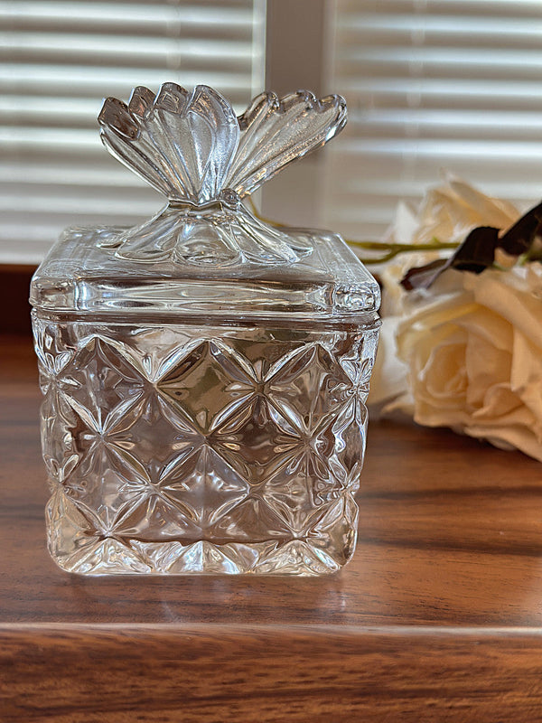 Crystal Glass Storage Jar