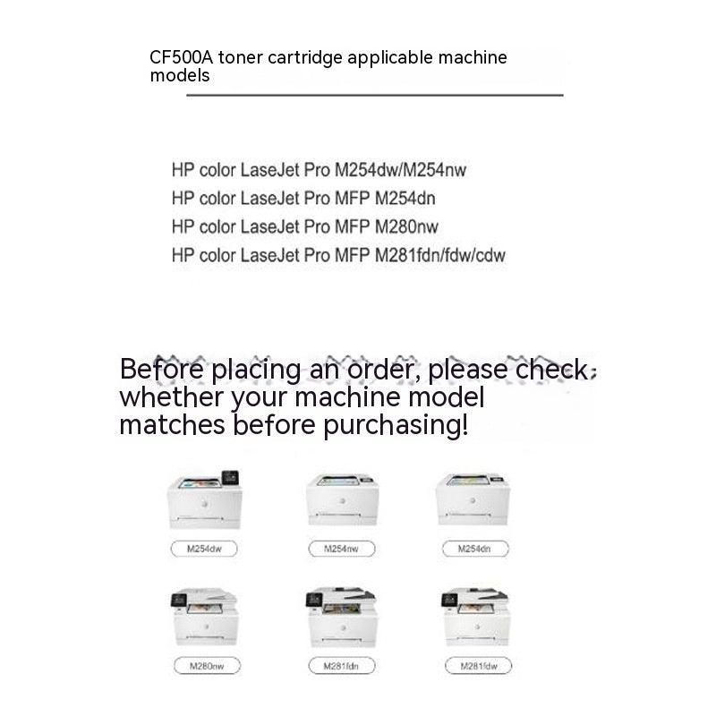Toner Cartridges for M281fdw, M280nw, M254dwnw - CF500A (202A) and CF540