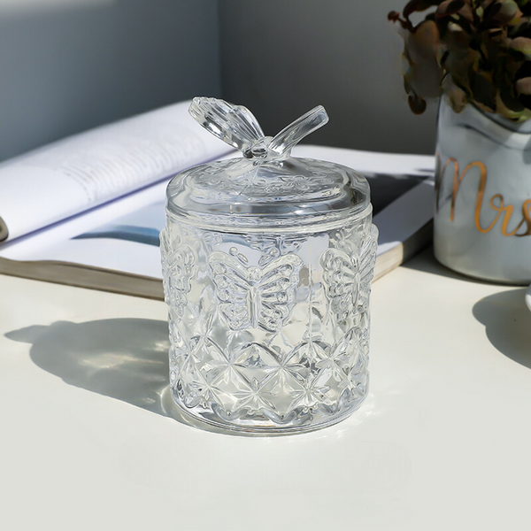Crystal Glass Storage Jar