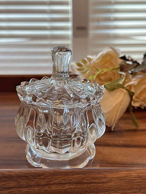 Crystal Glass Storage Jar
