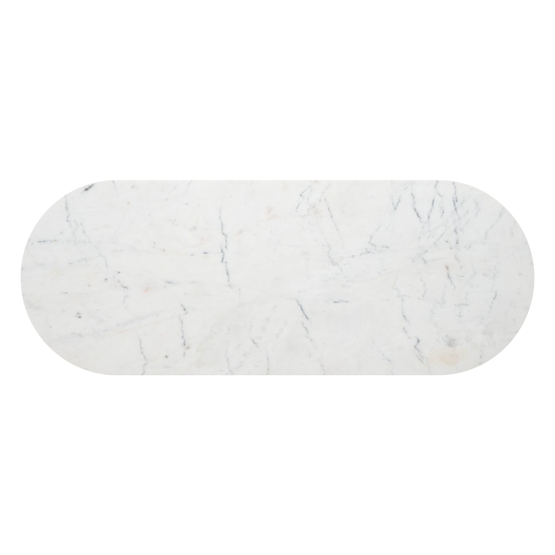 Bild Console Table White & Brass