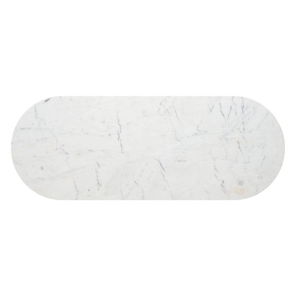 Bild Console Table White & Brass