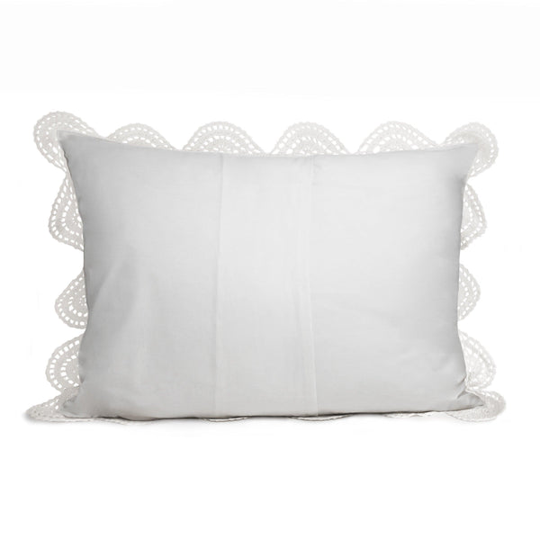 Hand Made Crochet Cotton Pillow Sham Pairs