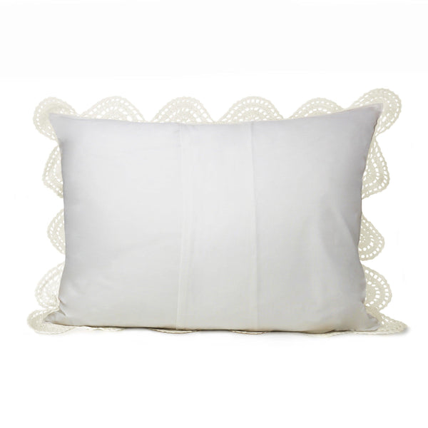 Hand Made Crochet Cotton Pillow Sham Pairs