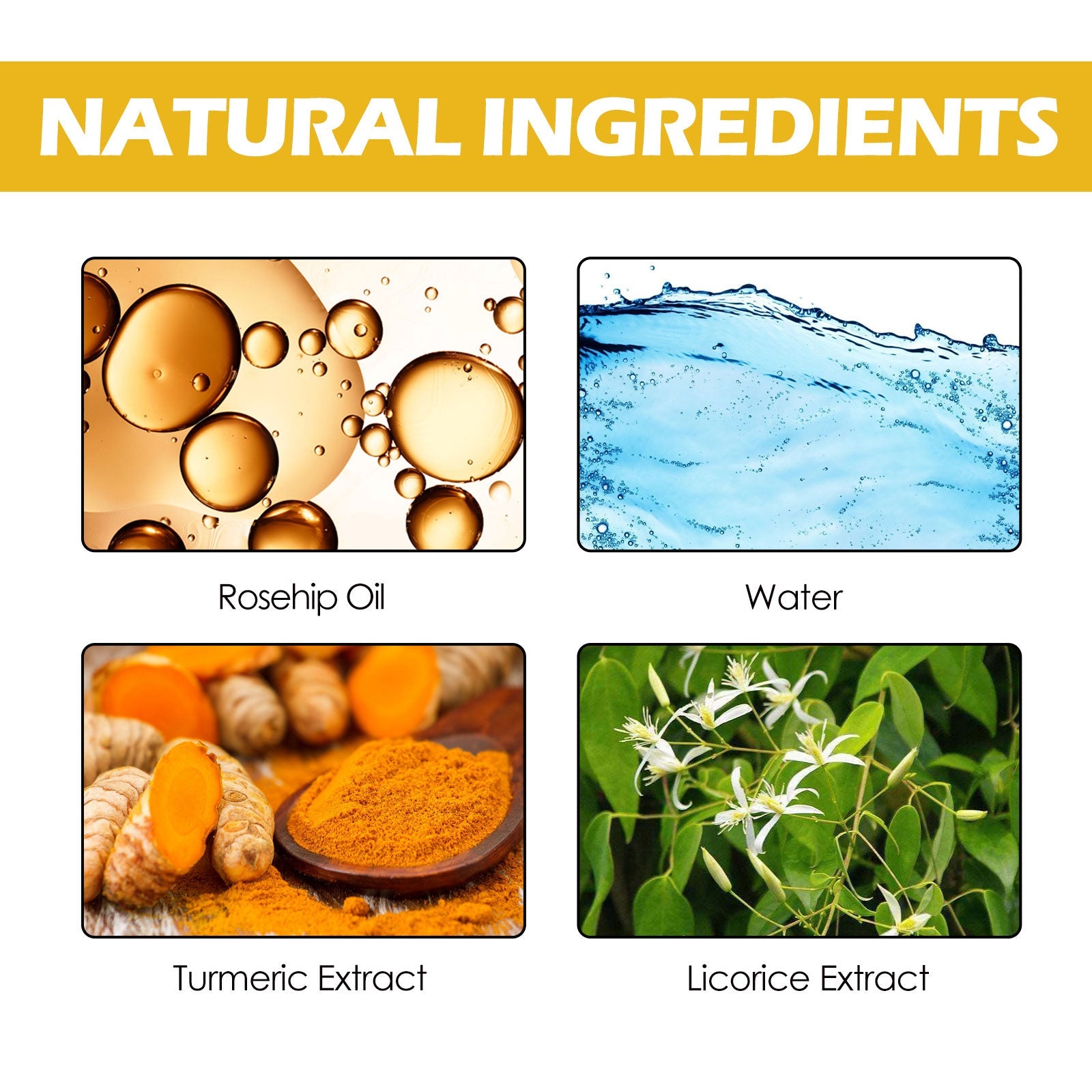 Turmeric Facial Toner, It Moisturizes Relaxed And Repair The Pores Smooth Fade Wrinkles Toner