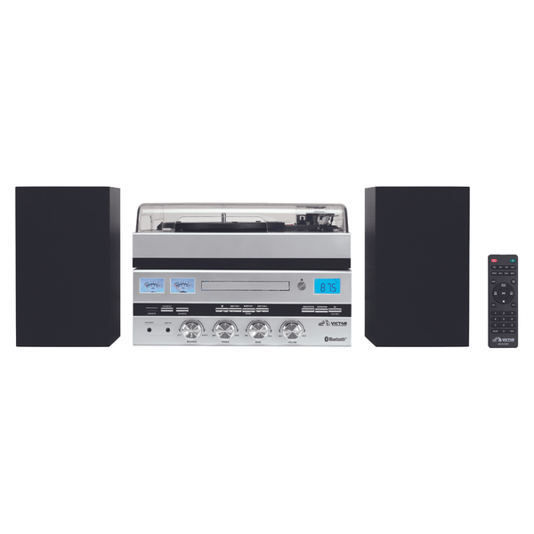 Victor Geneva 5-in-1 Desktop Music Center w Streaming Capabilities and FM Radio