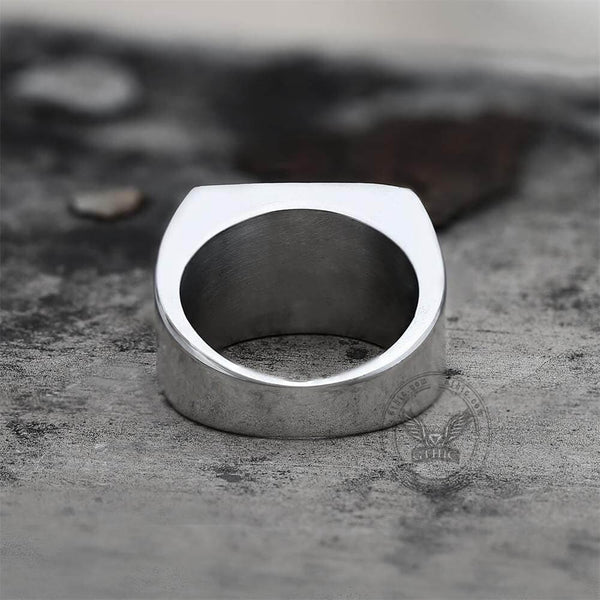 1776 Crossed Guns Stainless Steel Ring