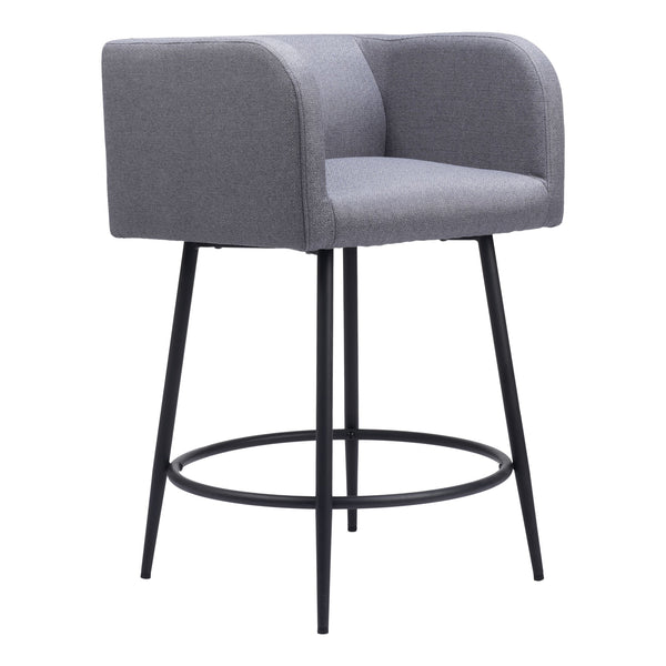 Horbat Counter Stool (Set of 2) Gray