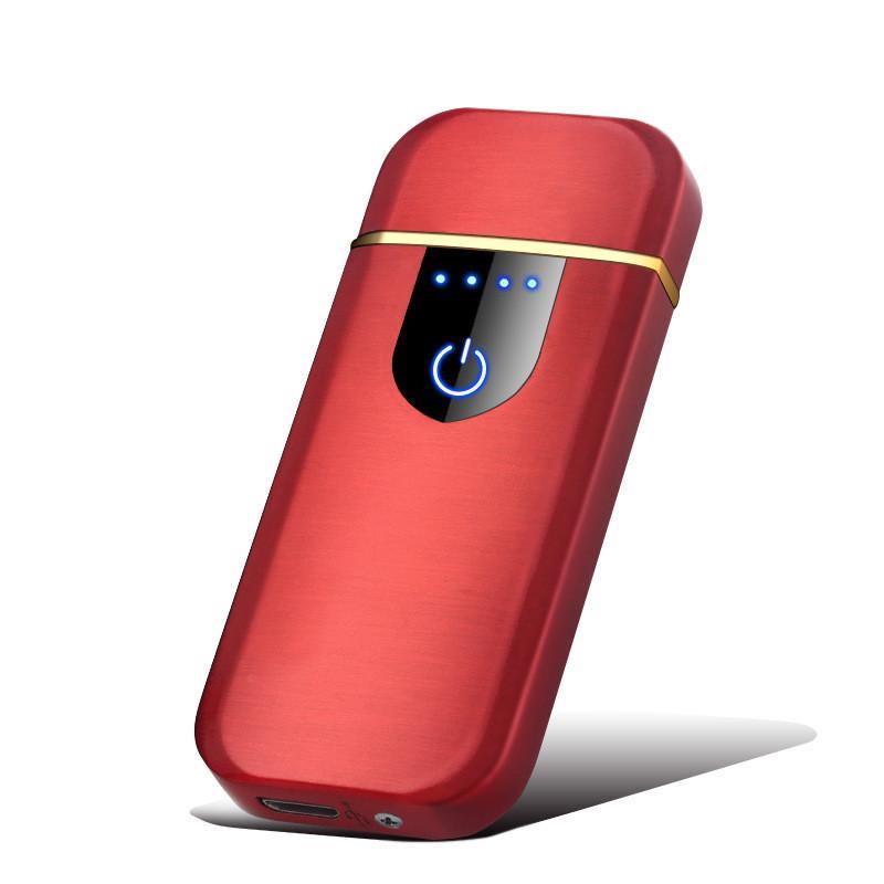 Modern Touch Electric lighter Plasma Lighters Dual arc Lighter USB lighters Flameless Rechargeable Lighter Windproof Lighter Electric lighters for  Men Gift Gadgets Accessories