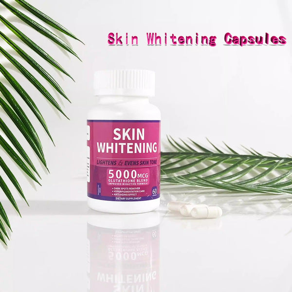 High Quality 5000mg Vitamin Supplements Skin Whitening Capsules Herbal Liposomes Glutathione Pills for Skin Whitening