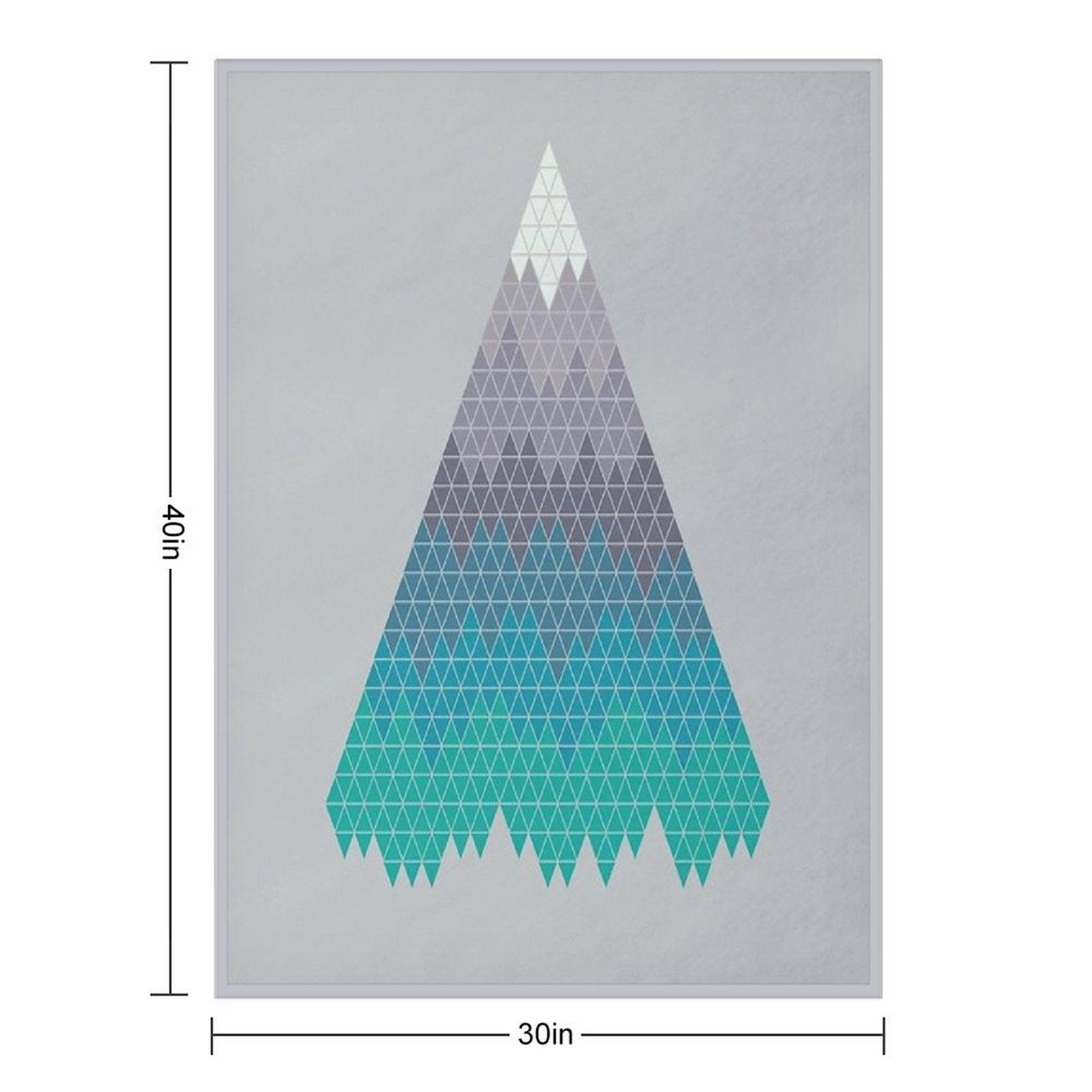 Many Mountains Throw Blanket