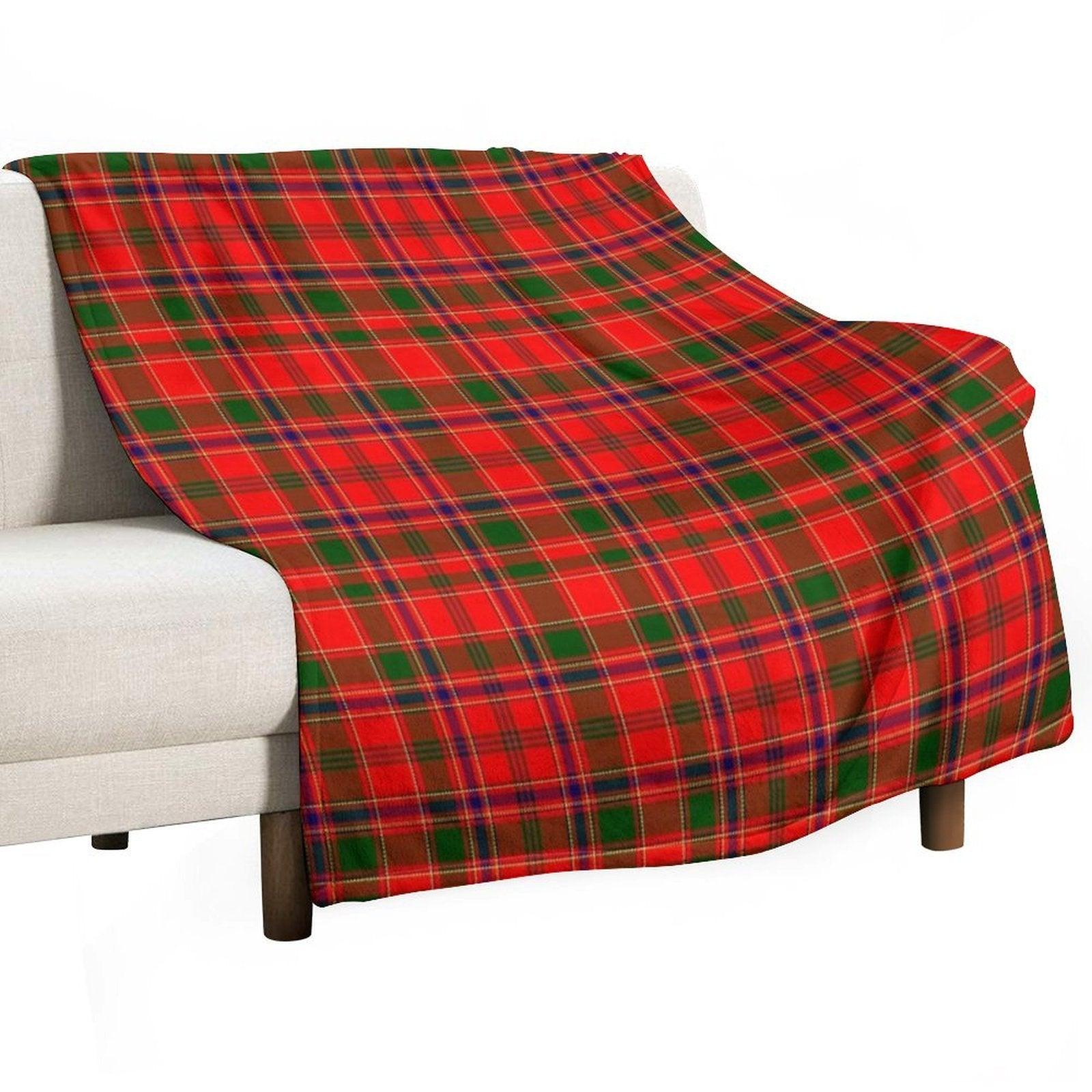 Clan Munro Tartan Throw Blanket
