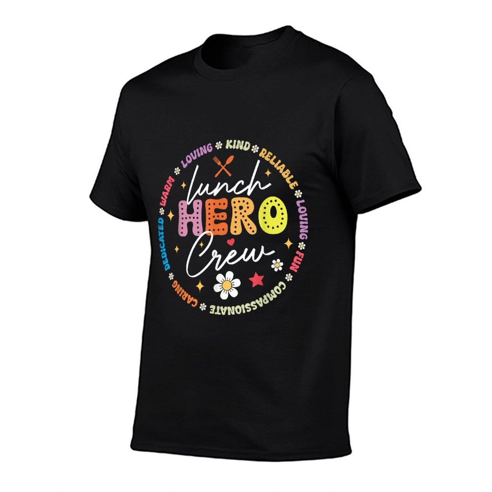 School Lunch Hero Crew Funny Cafeteria Workers Lunch Lady T-Shirt
