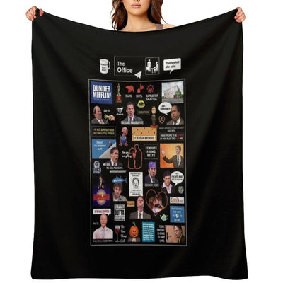 The Office US Montage Gift-ready Throw Blanket