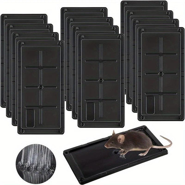 2pcsEliminate Mice & Insects Instantly Mouse & Insect Glue Traps Ready To Use Indoors,Rodent Mouse Rat Insect Sticky Adhesive
