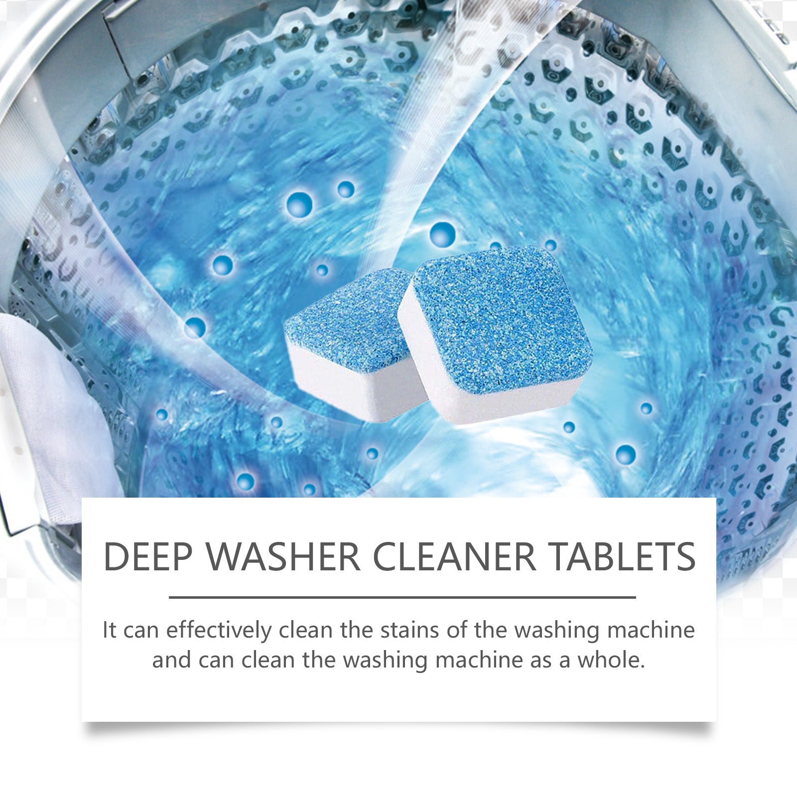 Washing Machine Cleaning Effervescent Sheet Cleaning Dirt Odor Retention Cylinder Cleaning Sheet