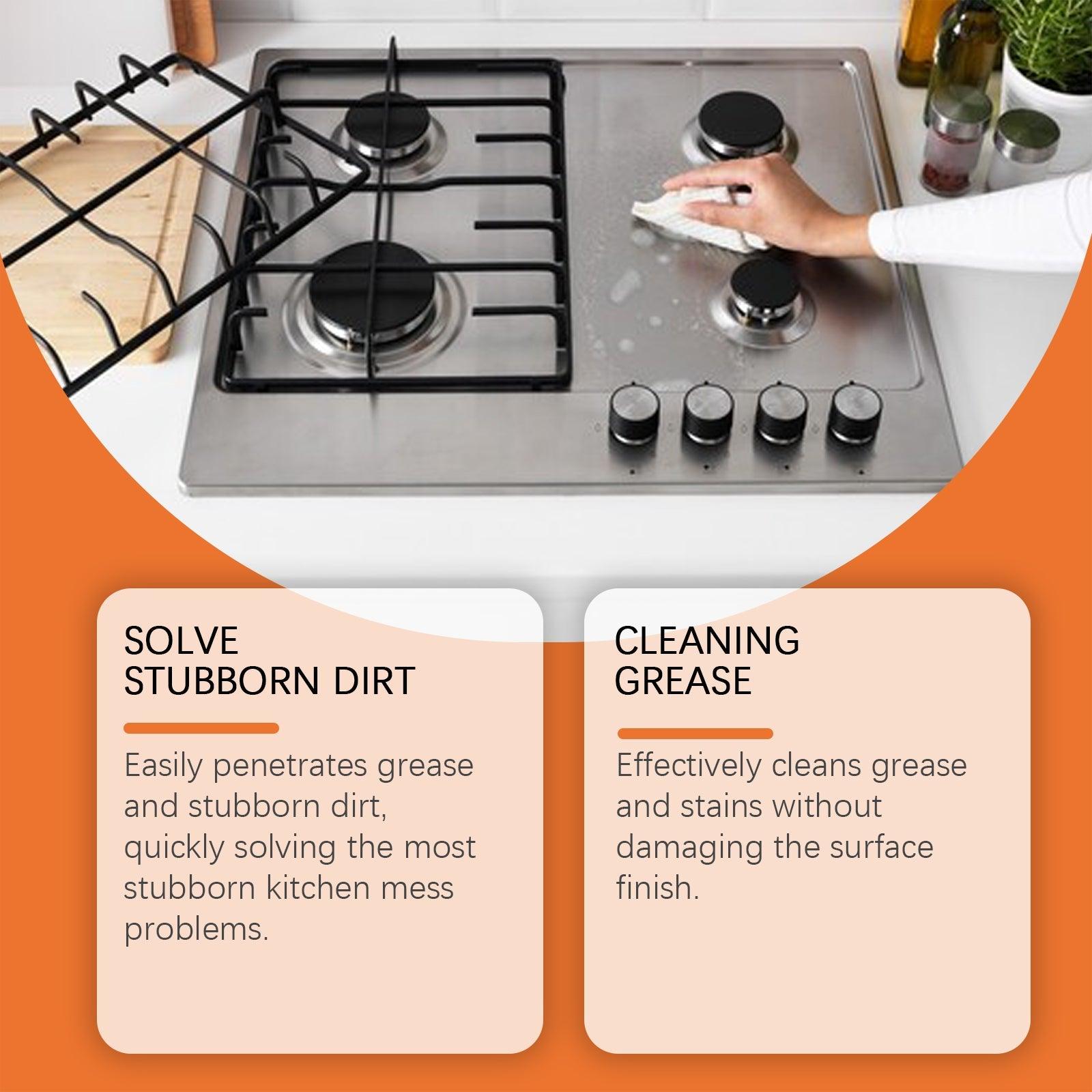 Kitchen Grease Cleaner Kitchen Hood Cooktop Grease Cleaner Multi-Effect Decontamination Cleaner