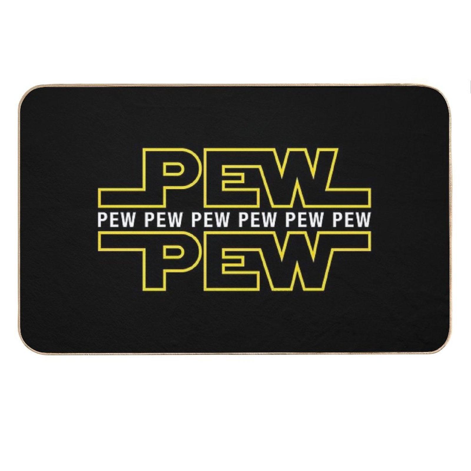 Pew Pew Pew Bath Mat