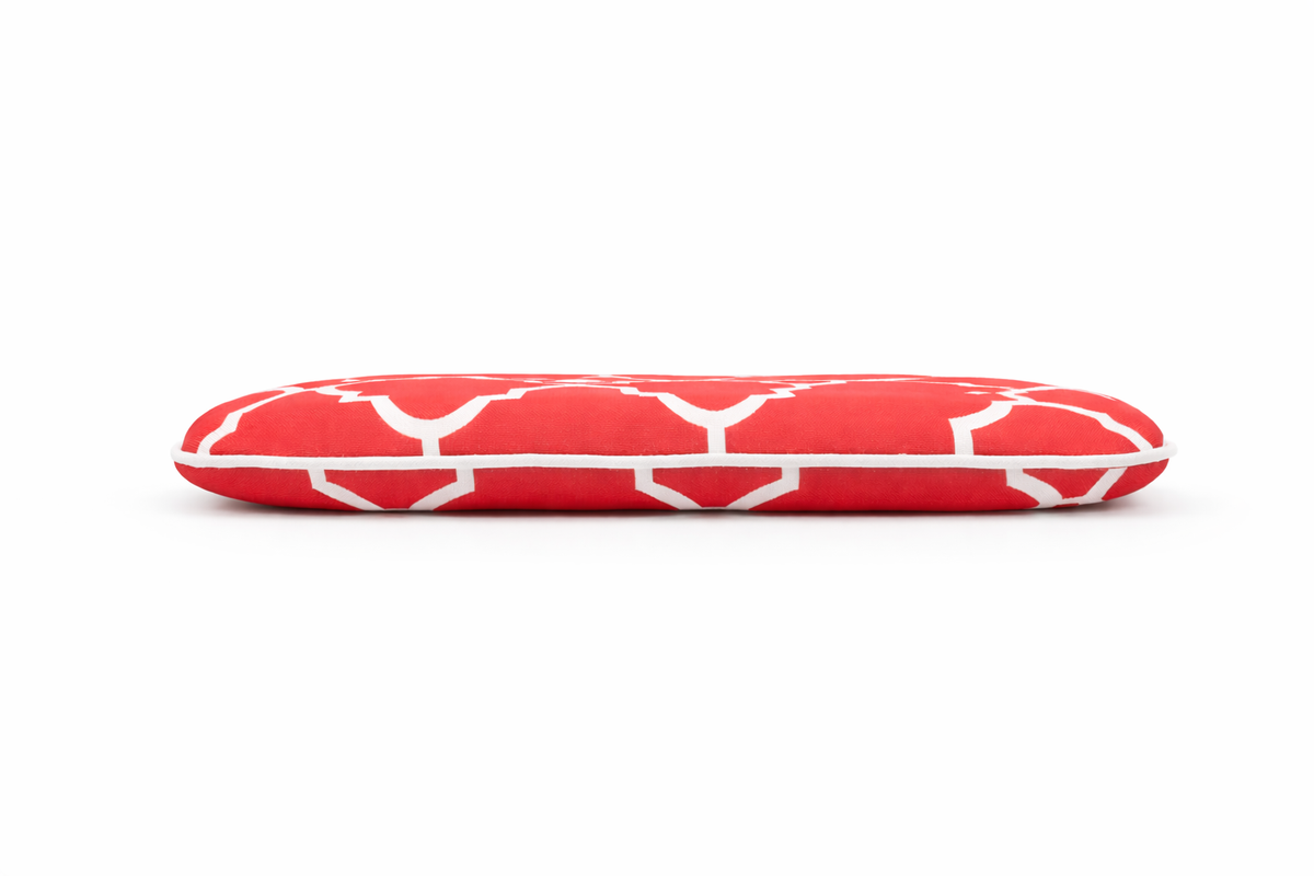 Outdoor Chair Cushions with Straps - Set of 4, Plaid
