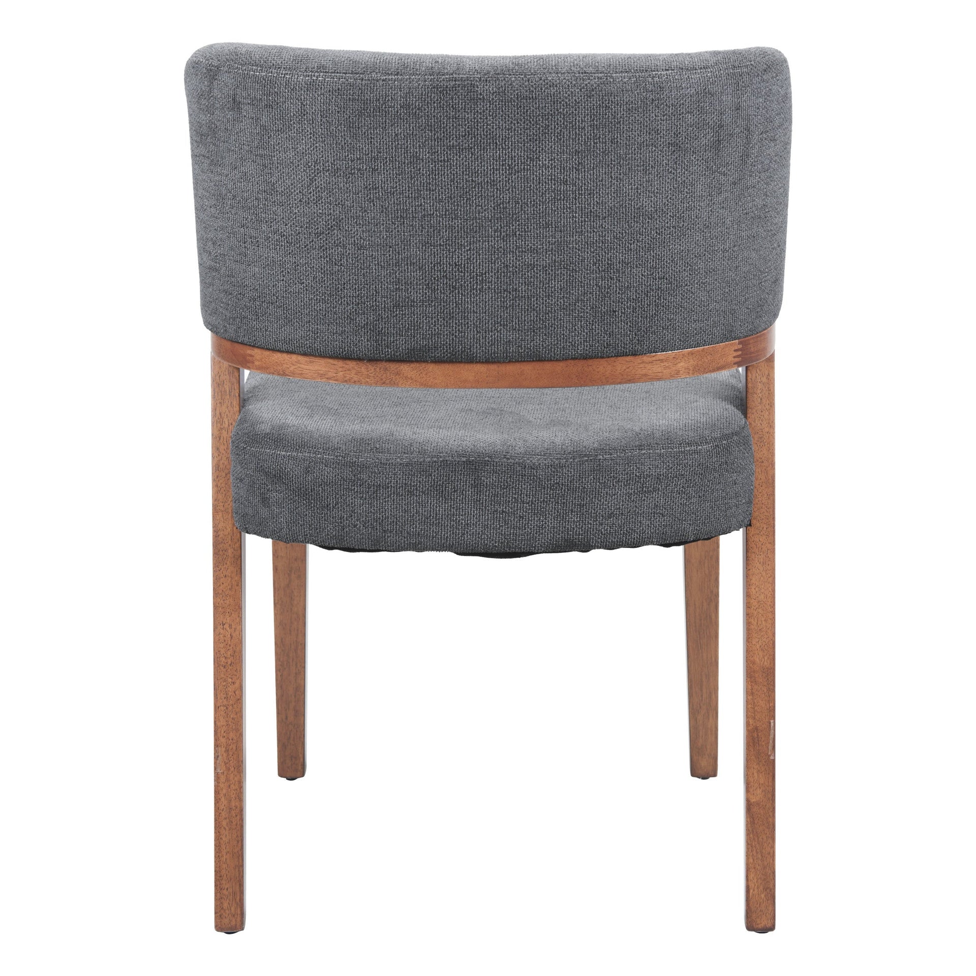 Sunobu Dining Chair (Set of 2) Azure Gray & Walnut