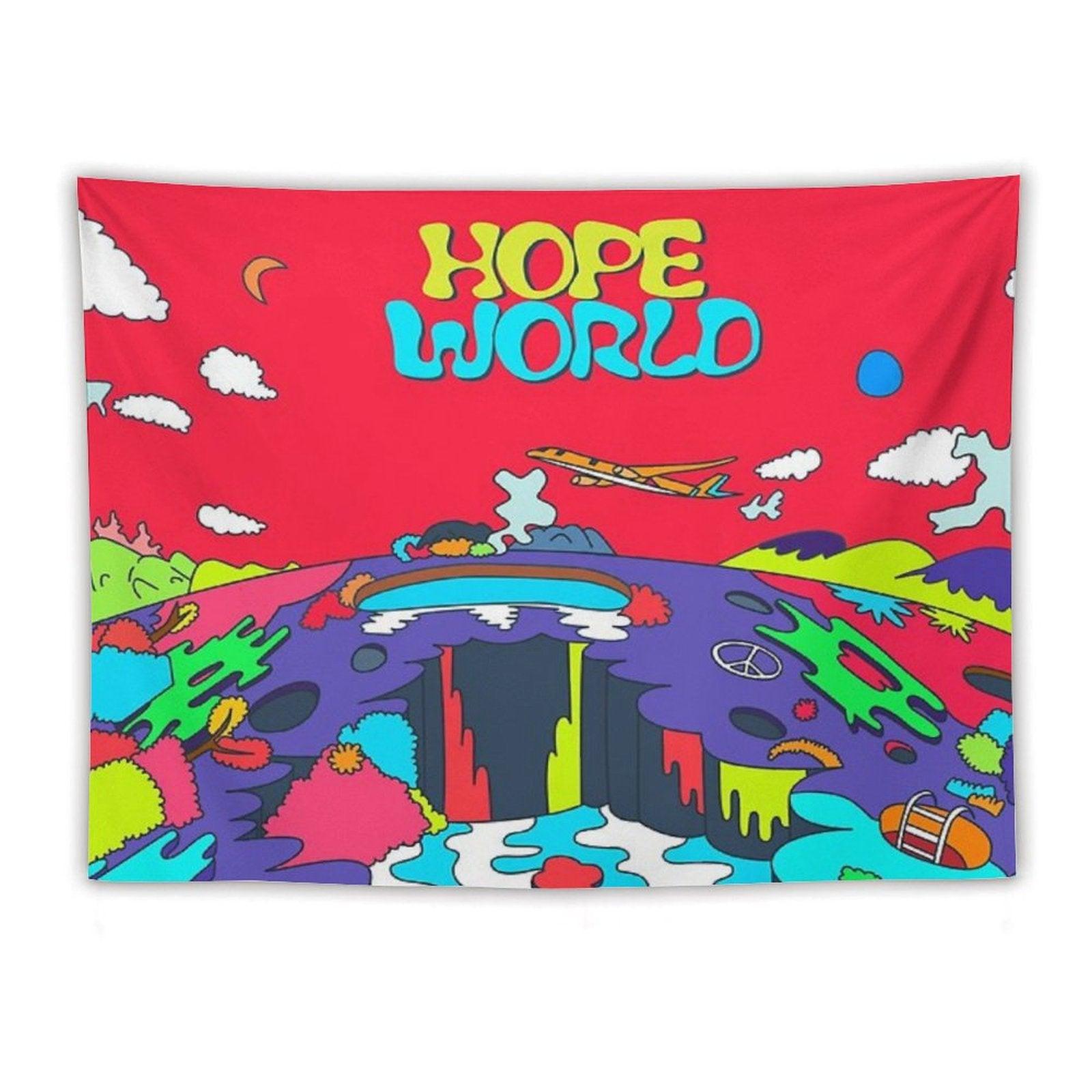 J-Hope Hope World Album Art Tapestry