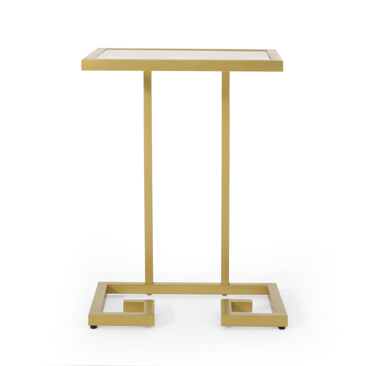 Modern C-Shaped End Table