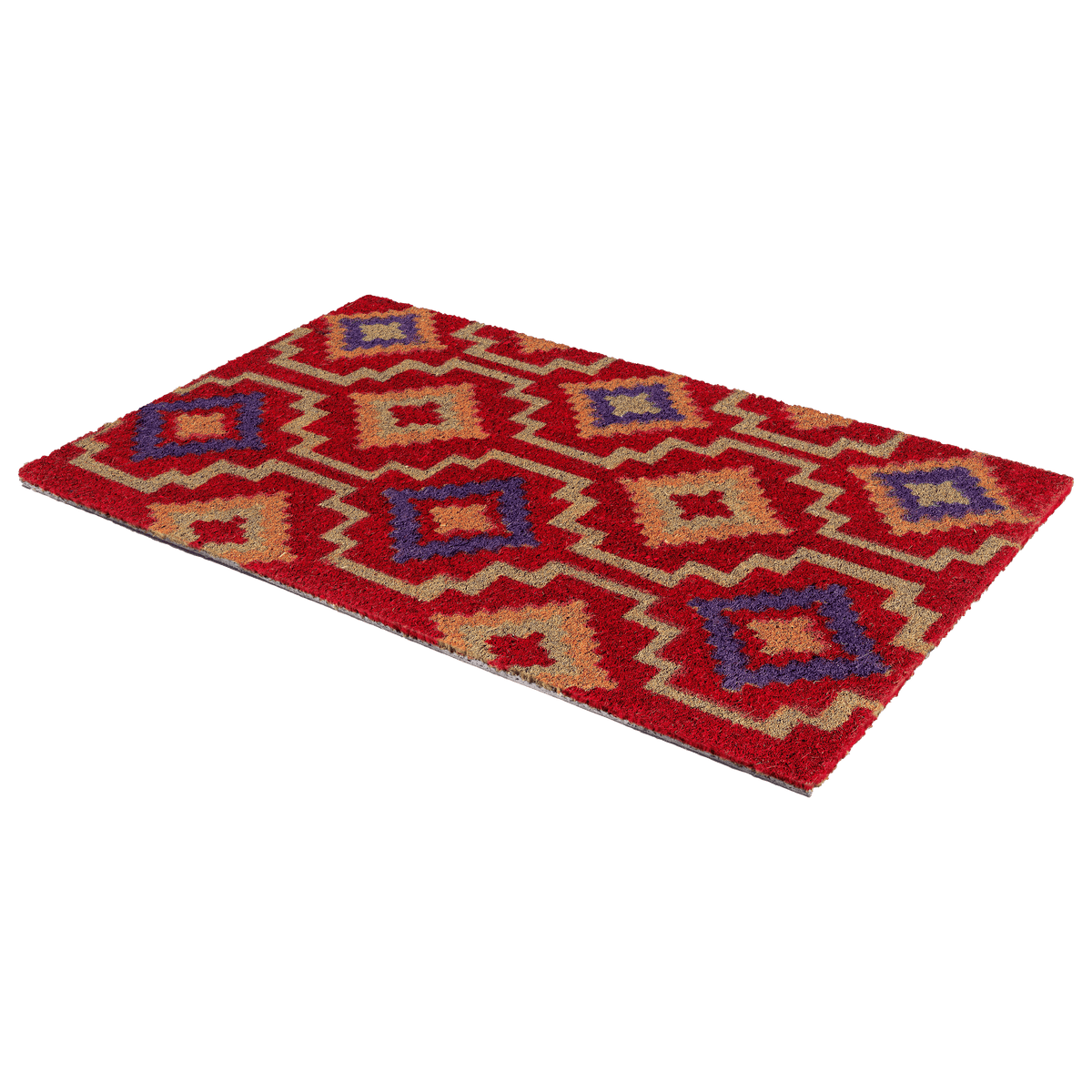 Lhasa Kilim - Red Coir Doormat