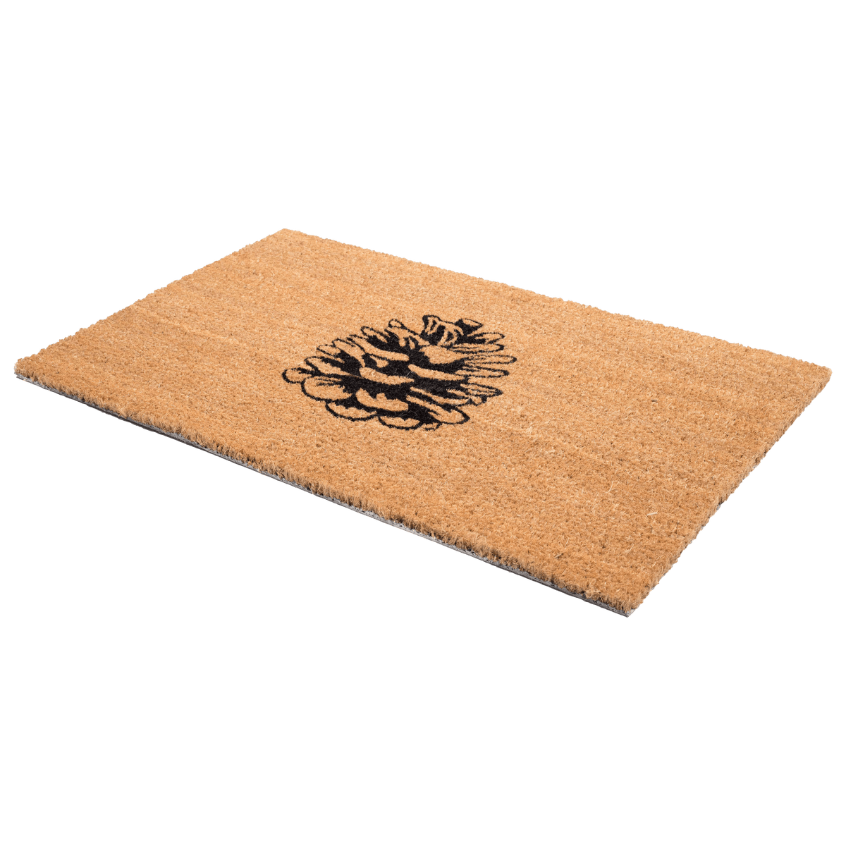 Nature Lover Pine Cone Coir Doormat