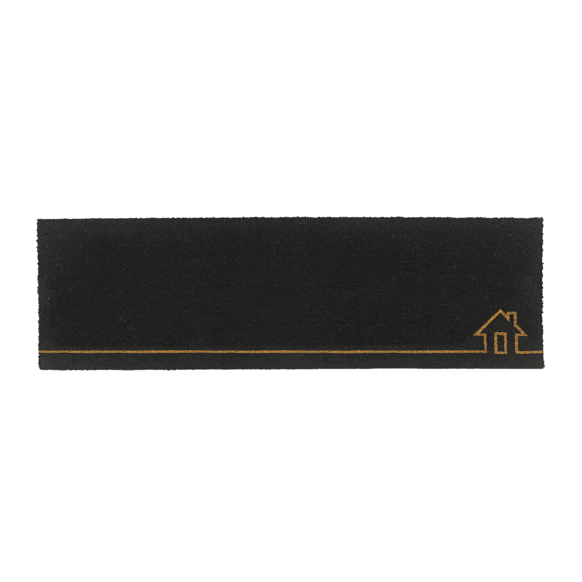 Home View - Black Coir Doormat