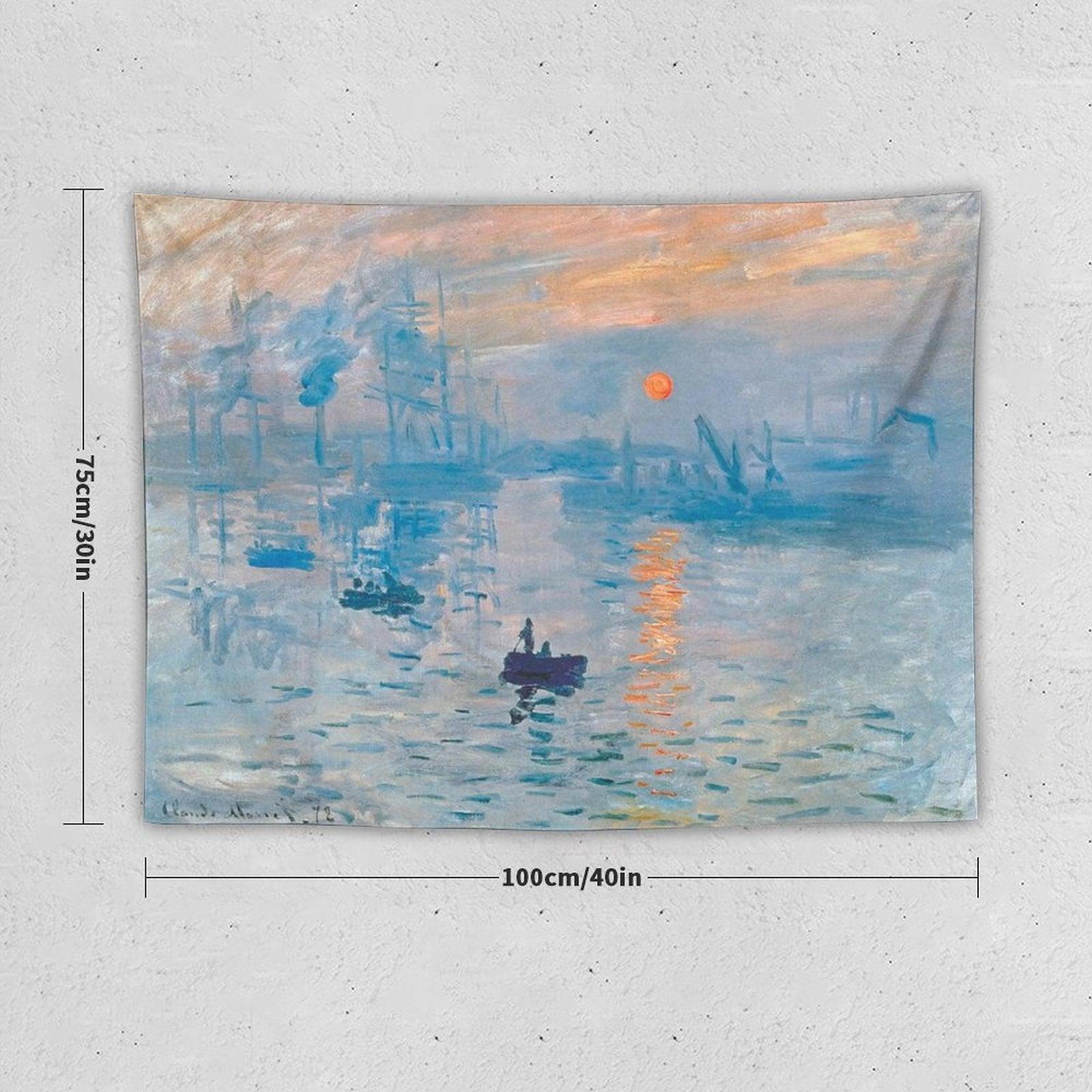 Monet's Sunrise Tapestry