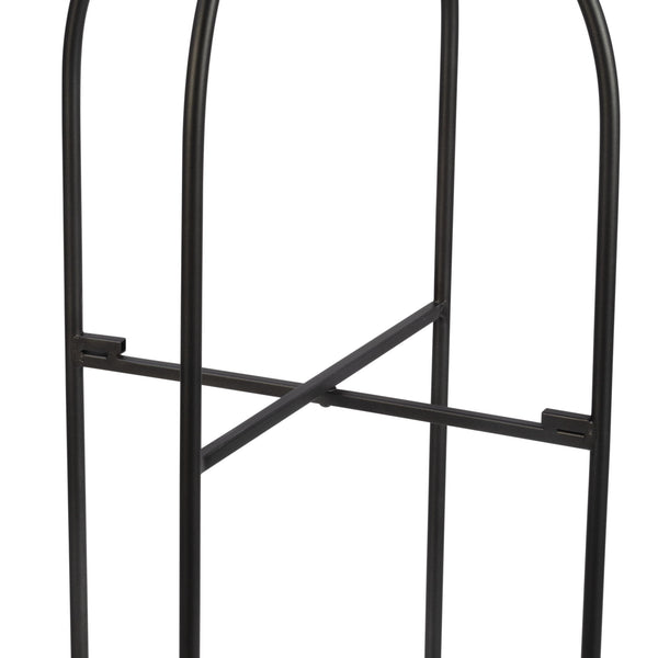 3 TIER WOOD & METAL SHELF