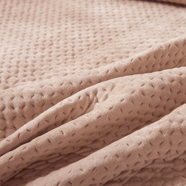 Kasentex Ultra Soft Plush Poly-Velvet Quilt Set, Queen, King, Room Decor, Graduation Gifts, Fathers Day Gift Kasentex