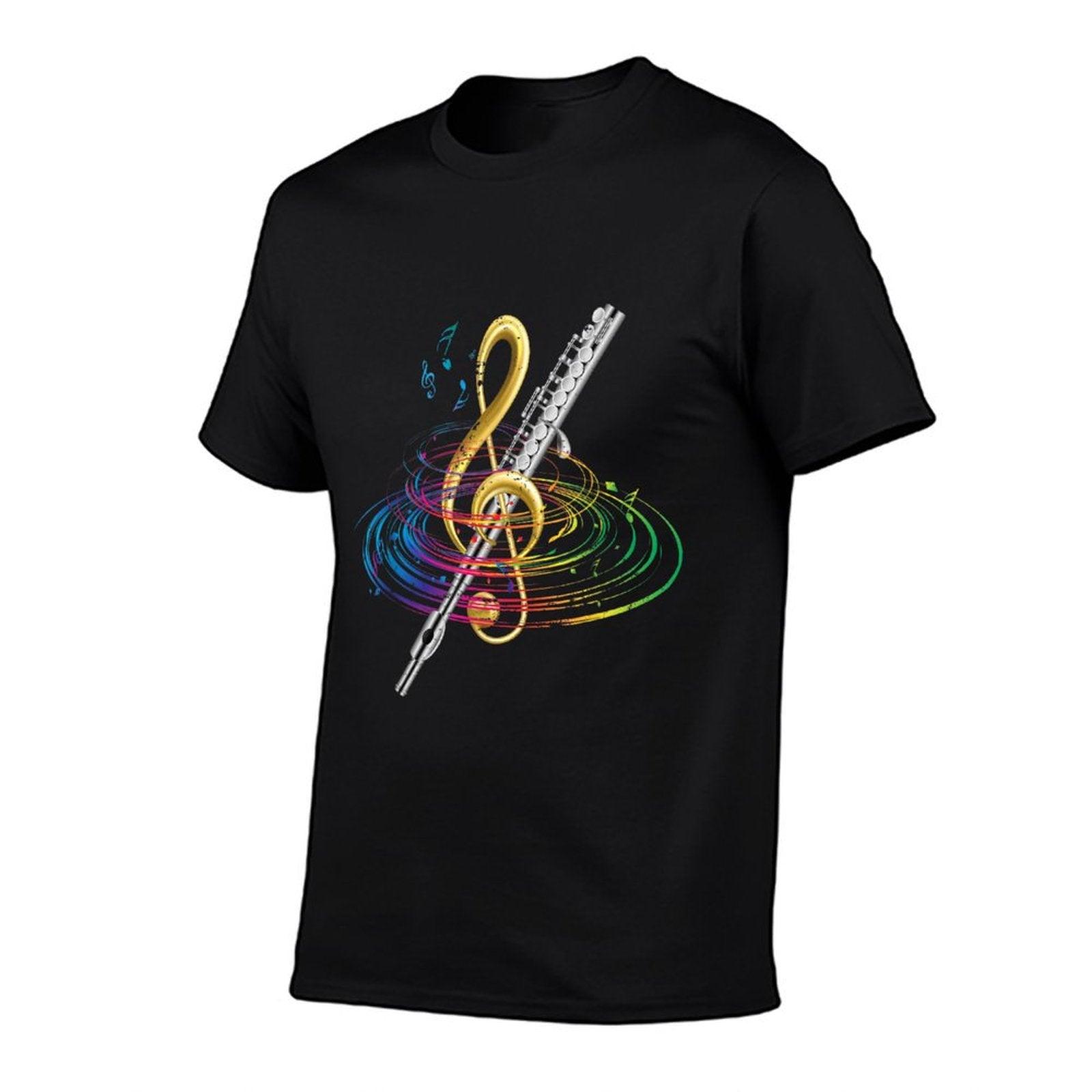 Classical Music Treble Clef Flutist Gift Flute T-Shirt