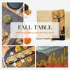 DaDalogy Bedding Set of 4 Pieces Autumn Birds Blessing Tapestry Dining Placemats 13” x 19” (18198)