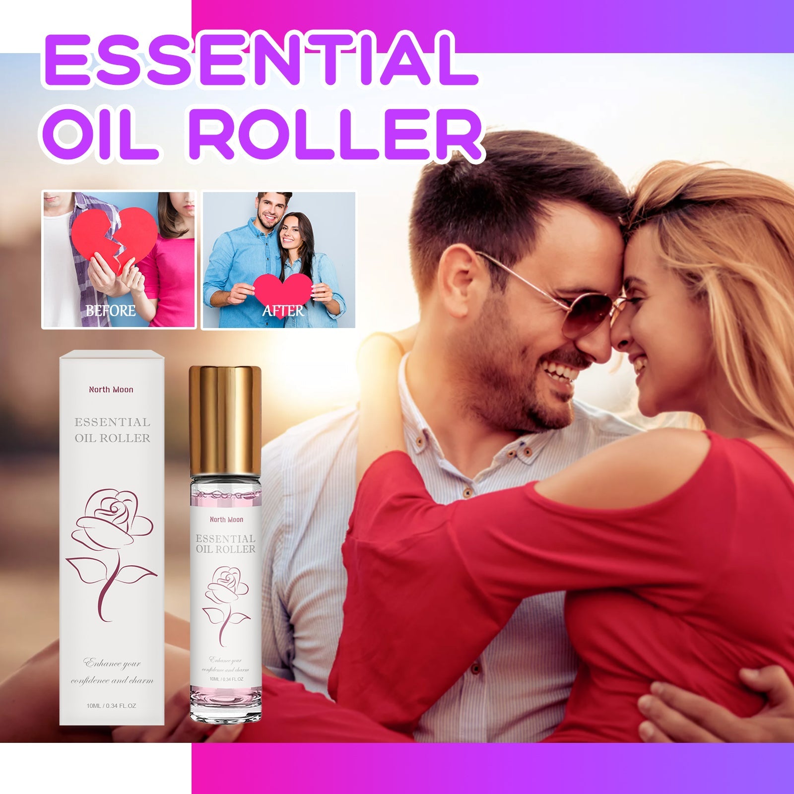 Ball Perfume, Fresh Light Fragrance Natural Lasting Fragrance Portable Niche Dating Perfume