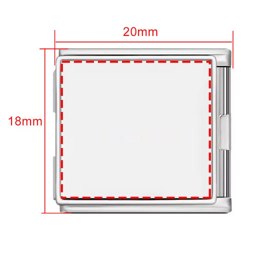 DIY Personalized Photo Picture Frame Making Titanium Steel Watch Band Chain Fashion Splicing Modular Bracelet