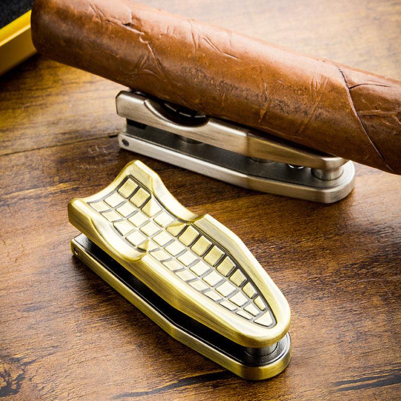 Cigar Opener Multi functional Opener Cigarette Holder Design Portable Cigar Drill Box