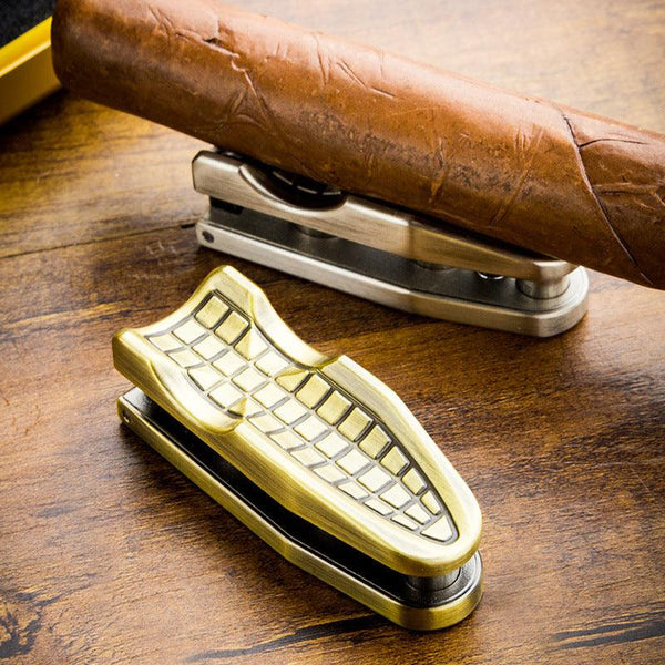Cigar Opener Multi functional Opener Cigarette Holder Design Portable Cigar Drill Box