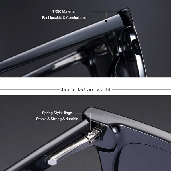 Luxury Elegant Sunglasses Polarized Square Glasses Transparent For Women,Lady and Girls With UV400 Protection