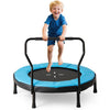 40 Inch Trampoline for Kids Indoor Outdoor Fitness Trampoline-Blue - Blue